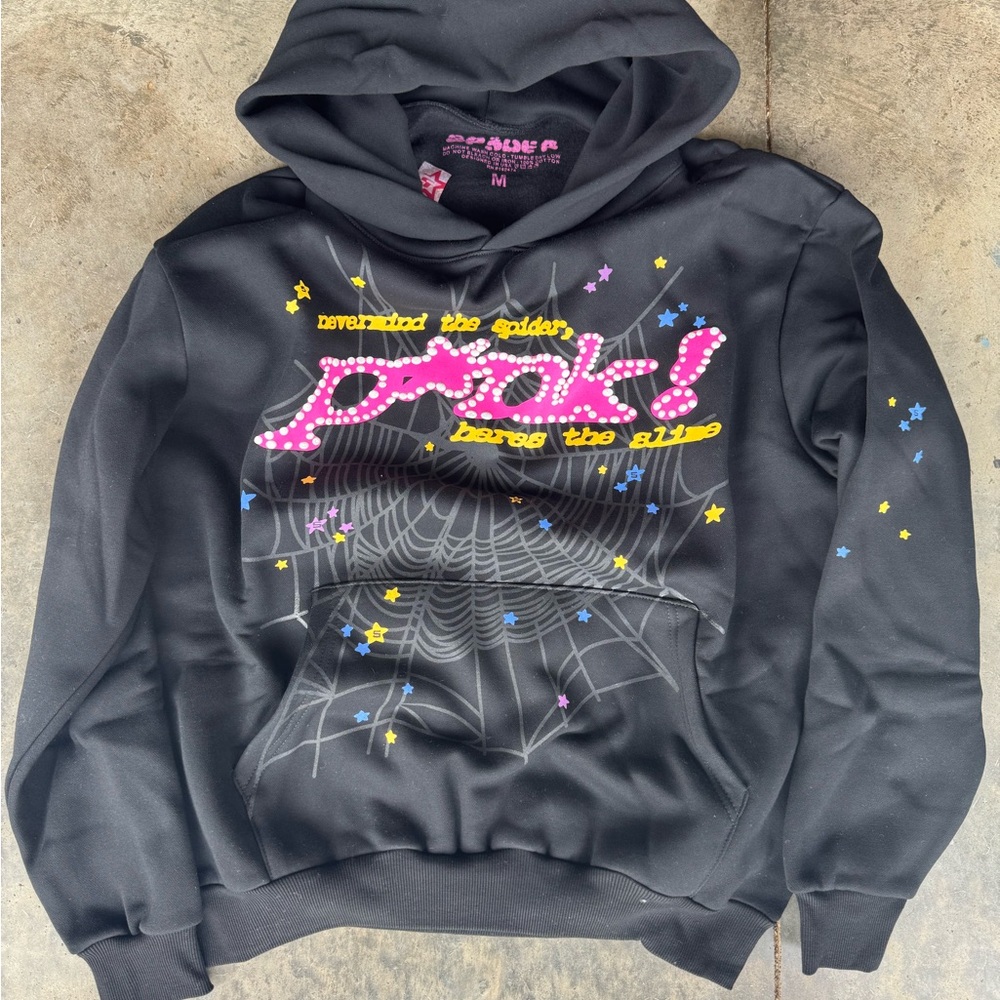 BLACK P*NK SP5DER HOODIE